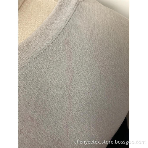Spliced three-color short sleeve coats